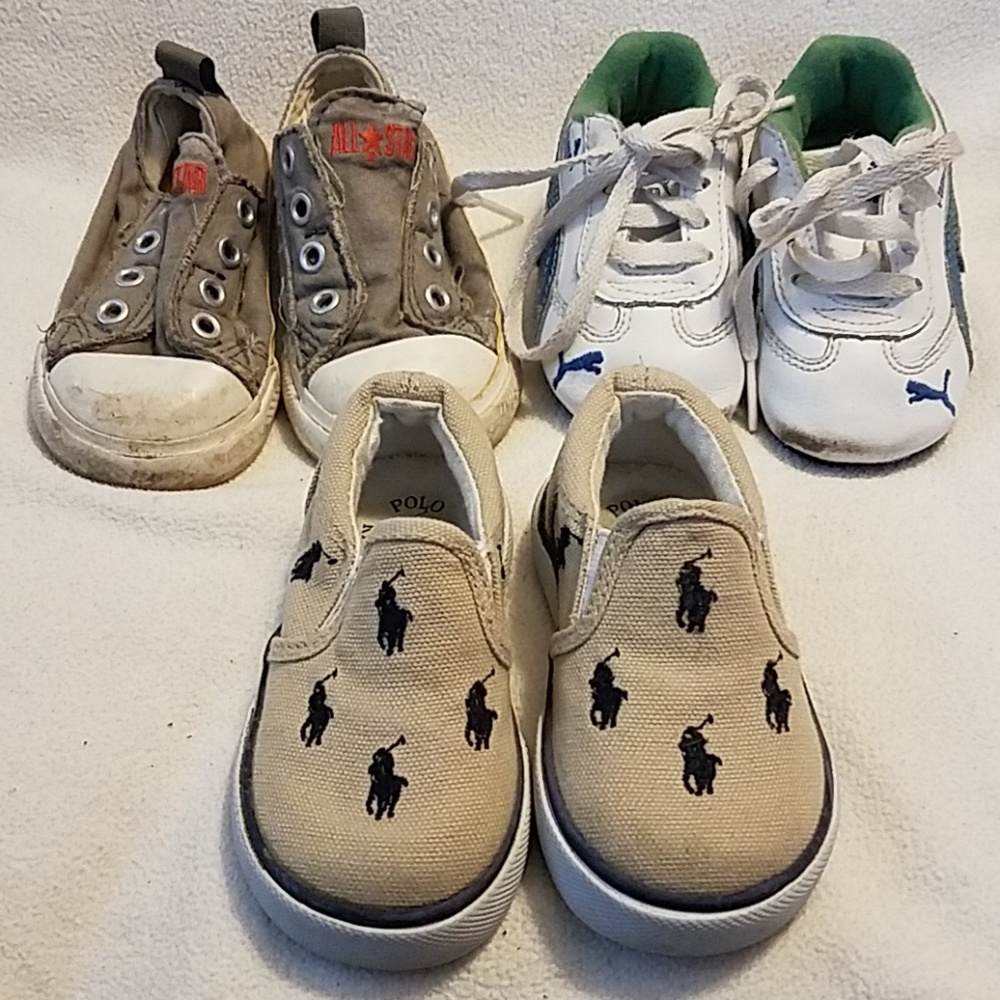 Converse/Ralph Lauren/Puma 4 & 5T shoes
